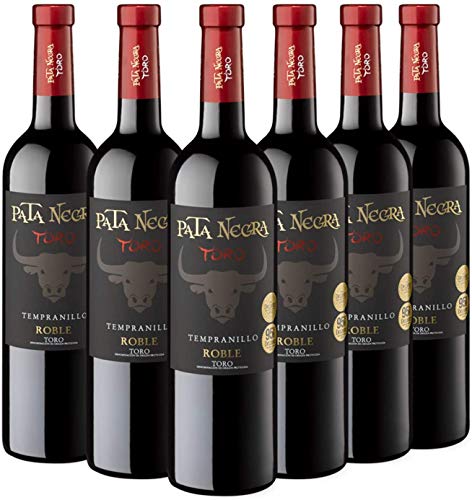 Pata Negra Roble - Vino Tinto D.O. Toro - Caja de 6 Botellas x 750 ml