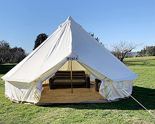 Safari Camping Tienda Impermeable al Aire Libre 3M 4M 5M 6M Oxford Bell Tent Glamping Yurt Tiendas de Campaña para Acampar y Festivales. (5M Oxford Bell Tiendas de Campaña)